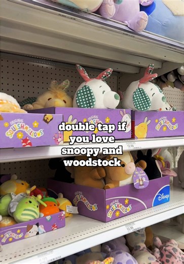 easter snoopy and woodstock squishmallows at target! share with a #snoopylover #target #targeteaster #targetmusthaves #targetlove #snoopydog #snoopyandwoodstock #snoopyfinds #squishmallowsquad