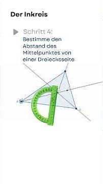 How do you construct an incircle? #math #geometry