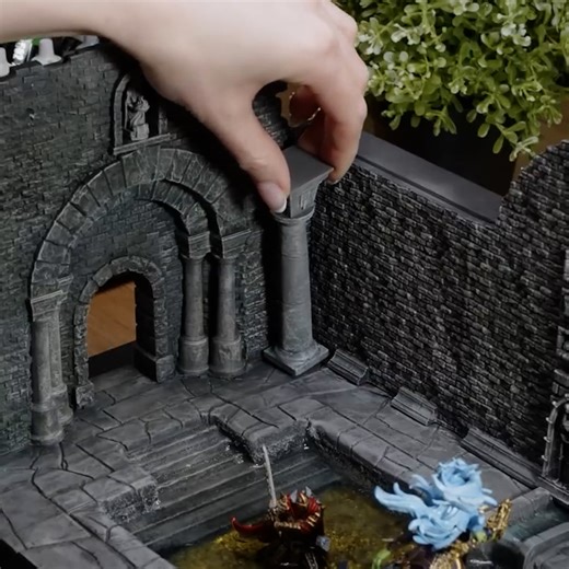 Crafting the Ultimate D&D Table Building a Legend of Keepers 5E Reverse Dungeon Diorama | DIY & Crafts