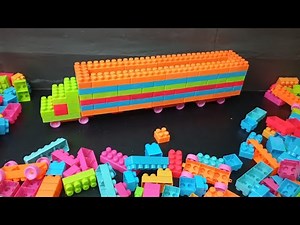 Satisfying DIY Lego Truck | Lego Building Blocks Videos #buildingblockstoys #lego