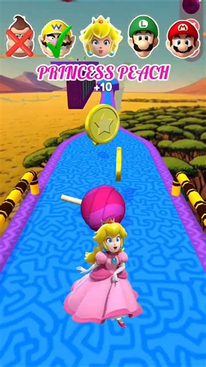 Going Balls - Jump Challenge with Mario, Peach, Donkey kong #shorts #mario