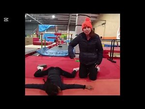 Box splits stretching