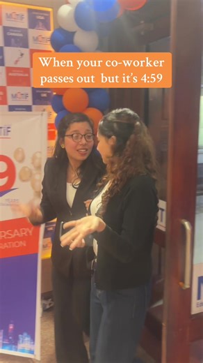 Co-Worker Passes Out Right Before Weekend Laughs