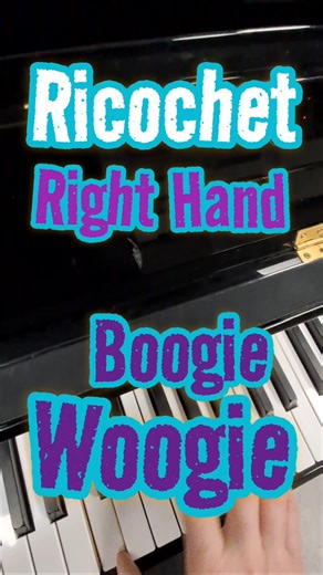 'Ricochet Right Hand Riff' Boogie Woogie in C.