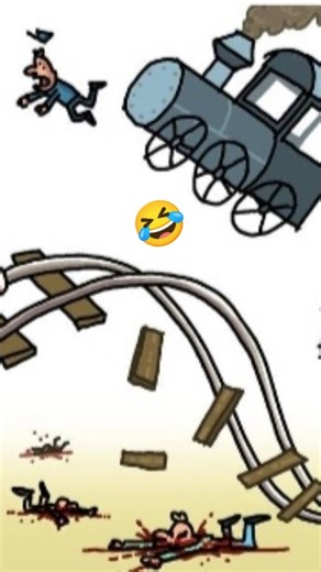 ToonBox on Instagram: "Wait till the and[help]🤣 #cartoon #viral #comedy #animation #helping #train"