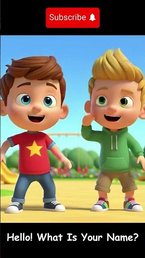 Hello Song | What Is Your Name? Greeting Song for Kids