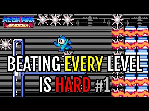 Beating EVERY Mega Man Maker Level is HARD #1