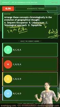 UGC NET Geography December 2025 Paper Solution Geographical Thought Teleological Topophilia
