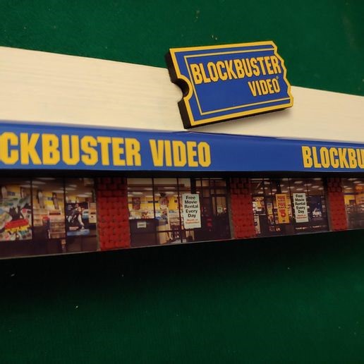 Blockbuster Video Storefront Model 1:64 Scale