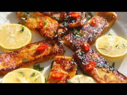 The halloumi recipe everyone should try! Caramelized Halloumi Cheese with Honey, Lemon and Chilli 🍯