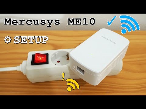 TP-Link Mercusys ME10 Wi-Fi extender • Unboxing, installation, configuration and test