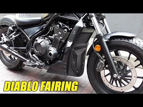 Diablo Lower Fairing Install - Honda Rebel 500