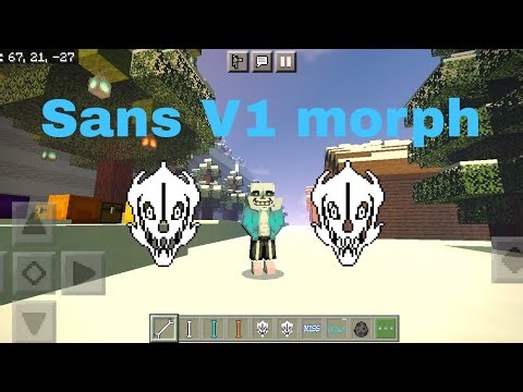 Sans V1 Morph - Minecraft Addon