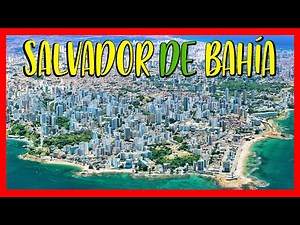Aerial view of SALVADOR DE BAHIA 🇧🇷 Brazil