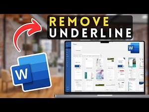 How to Remove an Underline in Microsoft Word | MS Word Tutorial (2025)
