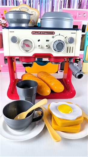 Satisfying with Unboxing & Review Miniature Coffee Machine | ASMR Video no music #asmrtoys #toyhouse