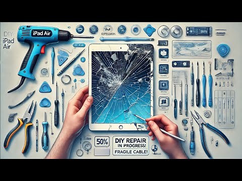📱 Attempting to fixing a Smashed iPad Air Screen – Step-by-Step Repair Guide!