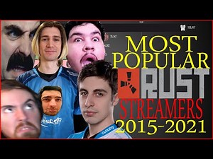Popular Rust Twitch Streamers 2015–2021