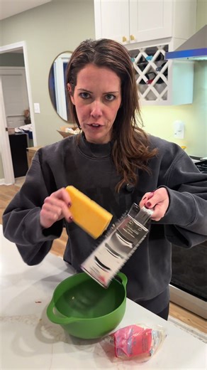 This has to be our new favorite kitchen gadgets. It literally cuts through cheese like butter. It makes it super easy to greet your cheese or cut vegetables. #kitchenhacks #kitchengadgets #cheesegrater #rotarycheesegrater