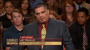 35K views · 839 reactions | Dana v Trujillo - A woman finds her husband on dating sites and the sexually explicit messages he sends other women. Suspecting he’s physically cheating, the court enlists former expert military interrogator to find out the truth! | Couples Court With The Cutlers | Facebook