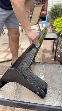 How to make your rattle can paint job look like glass #hondafit #sideskirt #autobody #carpaint #diy