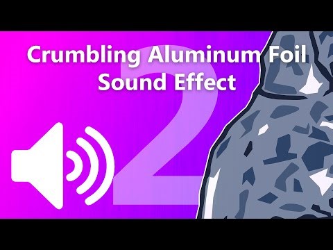 Crumbling Aluminum Foil Sound Effect 2