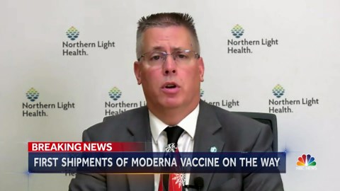 First Moderna vaccine doses on the move