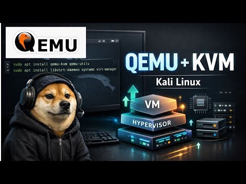 How to Install QEMU & KVM on Kali Linux | Full Virtualization Setup Guide