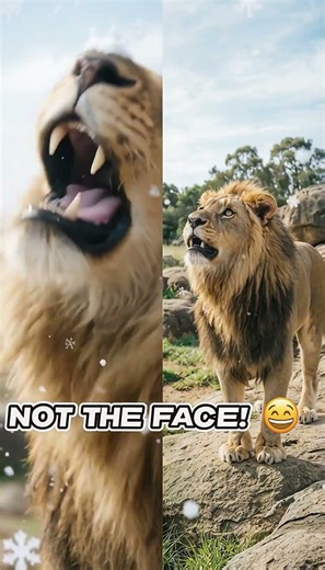 When Lions See Snow for the First Time!
