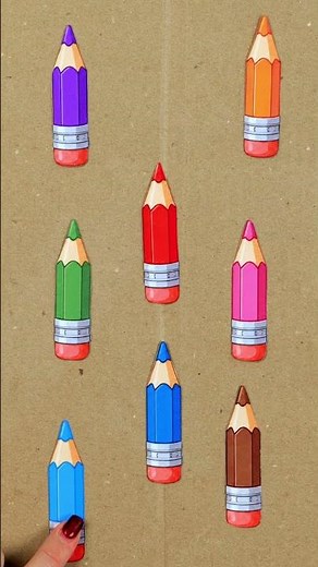 🖍️🎨 1 Marker vs. 8 Markers! How Will the Drawing Turn Out? #kids #shorts