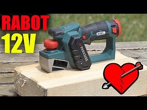 PARKSIDE RABOT SANS FIL 12V BRUSHLESS Cordless Planer Akku-Hobel X12VTEAM
