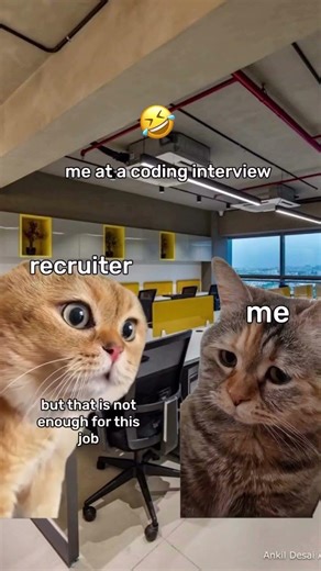 Me at a coding interview