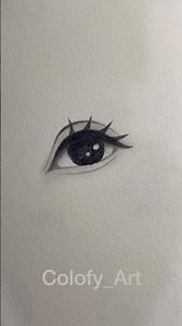Eye tutorial ✨ #drawing #art #howtodraw #tutorial #simple #easy #eyes