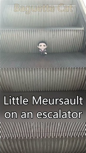 Little Meursault on an escalator (somewhat spoilers for Canto 10?) #limbuscompany #projectmoon