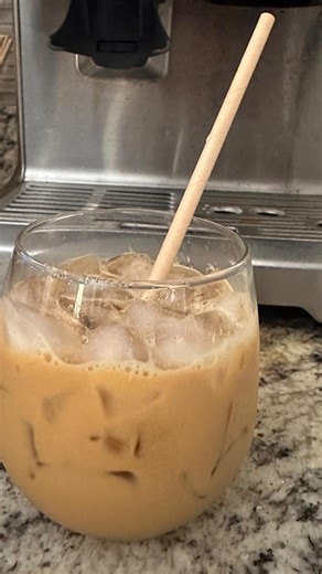Iced Salted Maple Latte 🫶🏼 1. Go to your local coffee roaster and buy beans or ground coffee. We love @calacoffeeco 2. Fill a glass with ice. 3. Pour 1 tablespoon pure maple syrup pinch of salt in an espresso cup or any small cup. 4. Make 2 shots of espresso. 5. Pour milk of choice over the ice (or you can froth the milk if you like). 6. Pour the espresso shot over milk and gently stir. 7. Sprinkle tiny pinch of salt if you like and enjoy. | Food, Pleasure & Health