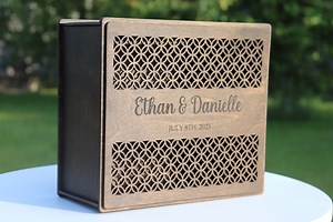 Personalized Wedding Card Box With Slot/custom Wedding Box for Cards/wooden Wedding Gift Card Box/wedding Gift Box/wedding Decoration - Etsy