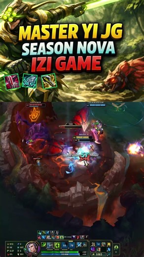 MASTER YI JG SEASON NOVA #lol #leagueoflegends #jg #masteryi