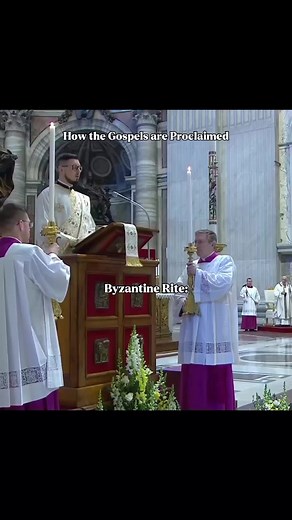 Proclamation of the Gospels in Byzantine and Latin Rite | Christianity, Catholicism, Bible
