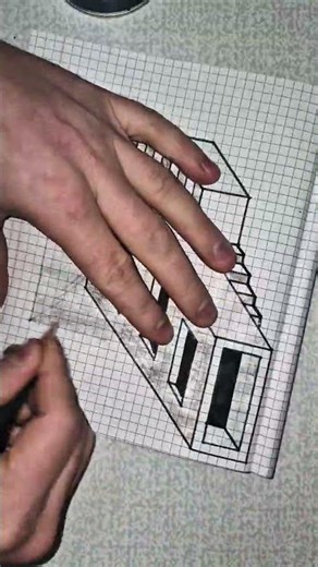 ❓️Depth or just paper? 😱 Rate the realism of this 3D pyramid from 1 to 10!❓️#3d #recommended #pics