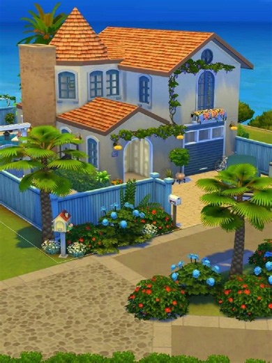 I'm building a holiday home in Tartosa 🦋✨ #sims4