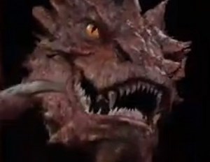 El dragón Smaug, de la trilogía 'El Hobbit', invitado de lujo del programa de Stephen Colbert