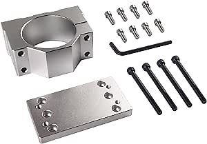 65mm Diameter Aluminum CNC Spindle Holder Mount for AnoleX CNC Router Machine 3020-Evo/ 3030-Evo Pro/4030-Evo Ultra