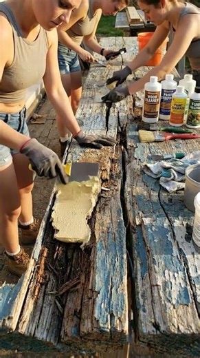 High-End Distressed Wood Restoration Timelapse: From Weathered to Perfect