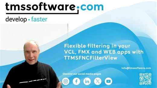 Flexible filtering in your VCL, FMX and WEB apps with TTMSFNCFilterView | tmssoftware.com