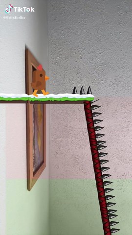 FINALLY!! #chicken #fortheframe #jump #game #fyp