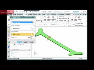 NX 12.0 | SIEMENS | Walkthrough - SECTION CURVE