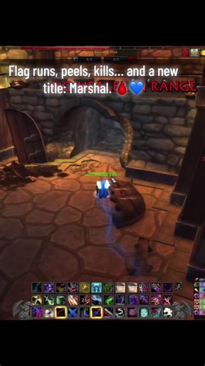 Assassin Rogue Secures 2-0 Win & Marshal Rank 🏆💙 #wowpvp #WorldofWarcraft #wowrogue #battlegroundblitz #gaming