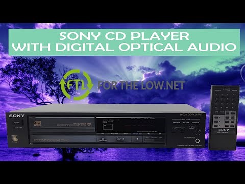 SONY CDP-670 SINGLE LOADING COMPACT DISC CD PLAYER 1-DISC SYSTEM