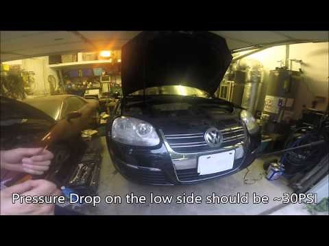 AC Pressure Control Valve Replacement VW Jetta MKV