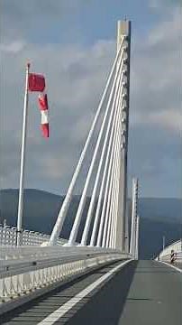 Crossing Pelješki Most (the Pelješac Bridge)